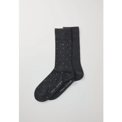 Imagen de Tommy Hilfiger MEN SOCK DOT 2 PACK Calcetines, Hombre, Talla: 39 42, Anthracite