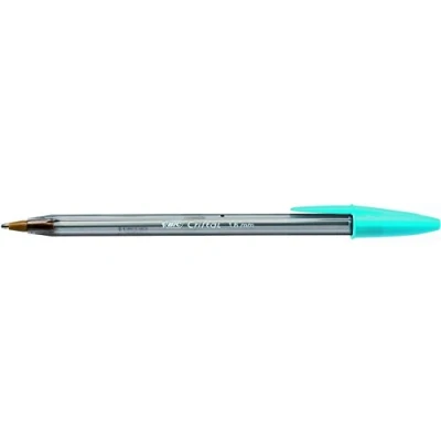 Imagen de BOLIGRAFO CRISTAL FUN BIC COLOR TURQUESA PUNTA 1.66MM