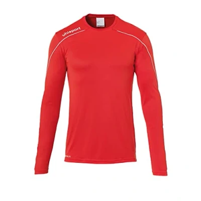 Imagen de uhlsport Stream 22 Trikot Langarm Sudadera De Entrenamiento, Hombre, Rojo/Blanco, 128