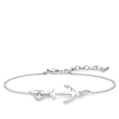 Imagen de Thomas Sabo Pulseras con Símbolos y Motivos, Pulsera Corazón Ancla