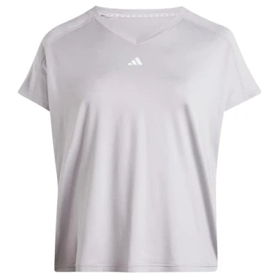 Imagen de AEROREADY Train Essentials Minimal Branding V Neck T Shirt (Plus Size), Camiseta de Manga Corta, IX0357