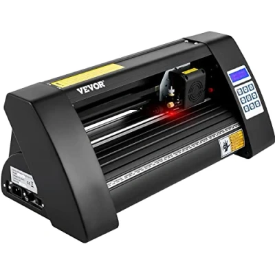 Imagen de VEVOR Plotter de Corte Posicionamiento Semiautomático 375 mm Impresora Cortador Vinilo 9,2kg CA 85 264V Letrero Signcut
