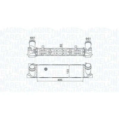 Imagen de MAGNETI MARELLI 351319204900 Intercooler BMW: 3 Berlina, 1 Hatchback, 4 Gran Coupe
