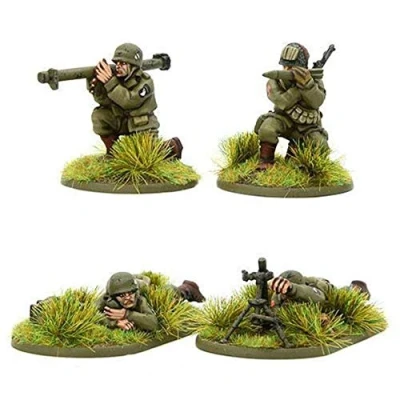 Imagen de Warlord Games Bolt Action: US Airborne Bazooka &amp; Light Mortar Teams (1944 45)