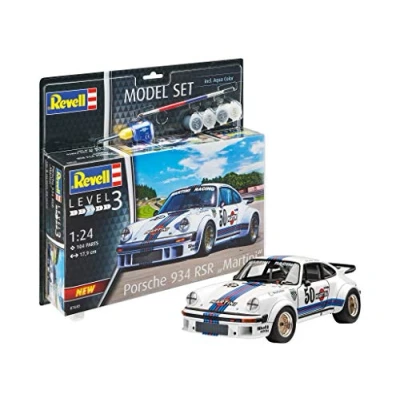 Imagen de Revell Model Set Porsche 934 RSR Martini Kit plástico, Multicolor, 1/100 (67685)