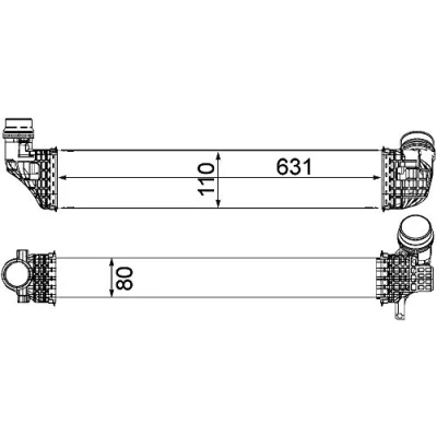 Imagen de MAHLE ORIGINAL CI 478 000P Intercooler