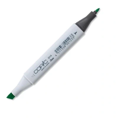Imagen de Copic Classic G14, Verde manzana, marcador doble con punta media y fina