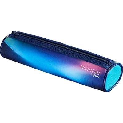 Imagen de MAPED Material Escolar Estuche Nightfall Diseño Vibrante en Tonos Azules Cierre con Cremallera Metálica Dimensiones de 21 x 6 cm Ideal para la Mochila