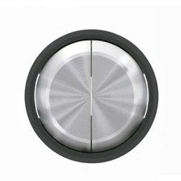 Imagen de Niessen skymoon Tecla doble interruptor conmutador cristal negro