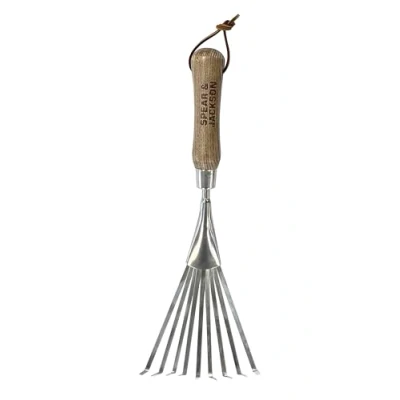 Imagen de Spear &amp; Jackson 5200BR Mini rastrillo tradicional de acero inoxidable para bordes