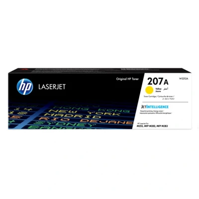 Imagen de Tóner HP 207A LaserJet, Amarillo, W2212A