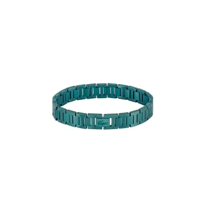 Imagen de Lacoste METROPOLE Collection 2040420 Pulsera de eslabones Acero inoxidable con chapado en verde para hombre, talla única, inoxidable, No es una piedra preciosa