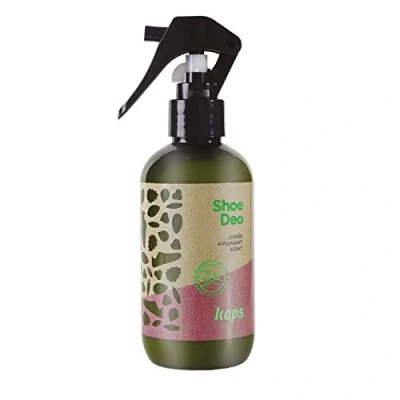 Imagen de Kaps Shoe Deo Aerosol Eliminador de Olores para Zapatillas Deporte y Zapatos A Base Plantas Biodegradable Spray Desodorante Fresco Calzado 200 ml Hecho en Europa