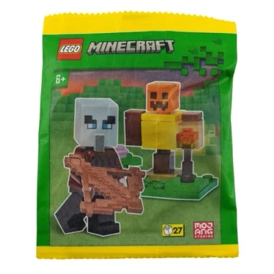 Imagen de LEGO Minecraft: Minifigura Pillager con chupete de entrenamiento