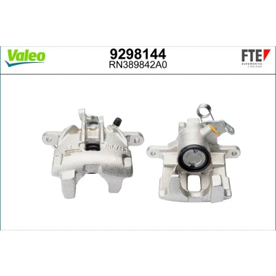 Imagen de FTE 9298144 Pinza de freno gris Hierro fundido Eje trasero, derecha sin soporte VOLKSWAGEN: TRANSPORTER 4, Sharan I, 4 Bus