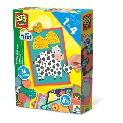 Imagen de SES Creative My first Pegatinas con estampado de animales