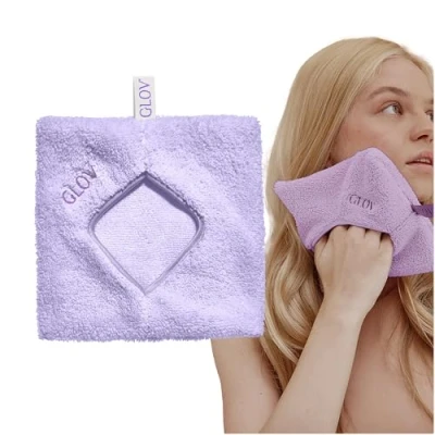 Imagen de Guante Desmaquillante Reutilizable Para Cara Toalla de Microfibra Hipoalergénica Limpieza Facial, Toallitas Desmaquillantes Todos Los Tipos Piel, Solo Con Agua
