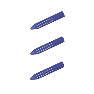 Imagen de Faber Castell 187101 Grip 2001 Borrador triangular (3 unidades), color azul