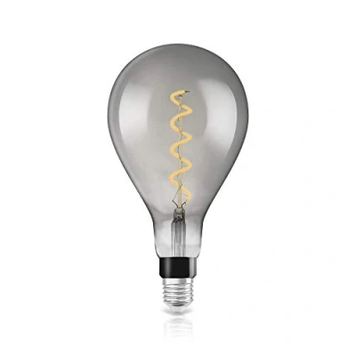 Imagen de OSRAM Lamps 4060000000000 Bombilla LED E27, 5 W, Cristal Ahumado, regulable