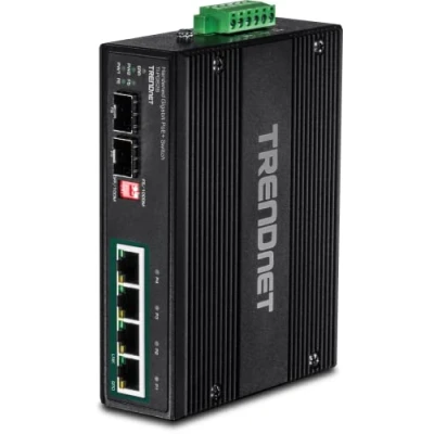 Imagen de Trendnet Ti pg62b No Administrado L2 Gigabit Ethernet (10/100/1000) Energía Sobre (poe) Negro Switch
