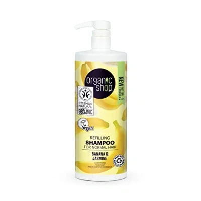 Imagen de CHAMPÚ REFILL PARA CABELLO NORMAL PLÁTANO Y JAZMÍN