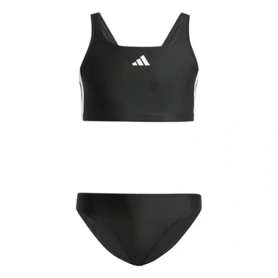 Imagen de adidas Performance Stripes Bikini para niños, Talla: 4 5a, Black white
