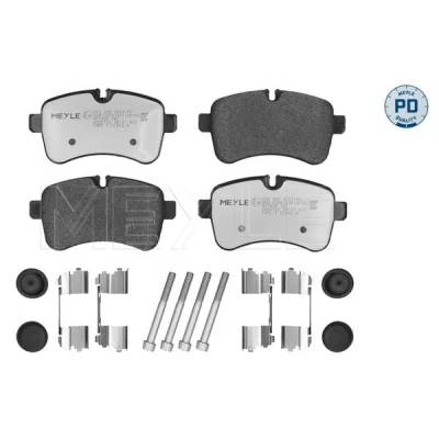 Imagen de MEYLE 025 292 3221/PD Juego de pastillas freno PD Quality Eje trasero preparado para indicador desgaste Chapa antichirridos IVECO: DAILY 4