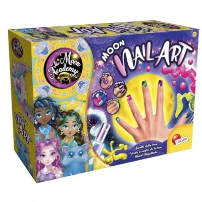 Imagen de Lisciani THE MOON ACADEMY: ARTE de UÑAS LUNAR Kit Creación Esmalte Uñas Cambiante Color Inspirado en la Luna Elegancia Cósmica Desde 7 años adelante