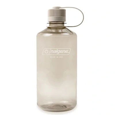 Imagen de Nalgene Sustain Tritan Botella de agua sin BPA hecha con material derivado del 50% residuos plásticos, 32 onzas, boca estrecha, algodón