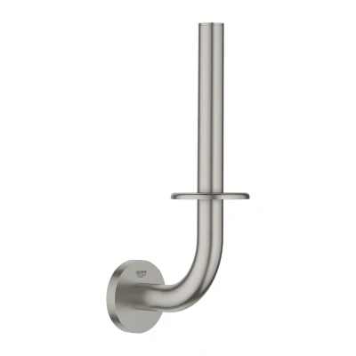 Imagen de Grohe 40385DC1 Essentials Portarrollos, Acabado Mate, Silver, Pequeño