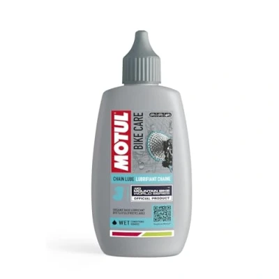 Imagen de MOTUL Lubricante de Cadenas Bicicletas Off Road para Condiciones Húmedas, Antidesgaste, Resistente al Agua y Óxido, Botella con Aplicador Gotero, Bike Care Chain Lube Wet Road, 100 ml