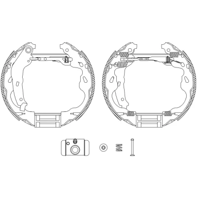 Imagen de TEXTAR Shoe Kit Pro 84064500 frenos, disco de tambor con cilindro freno rueda, accionador TOYOTA: Yaris I Hatchback, SUZUKI: SWIFT 3