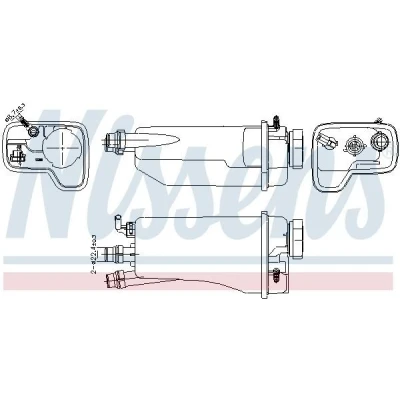 Imagen de NISSENS 996361 Depósito de Agua 1,3 con caperuza, sensor BMW: 5 Berlina, 7, Touring
