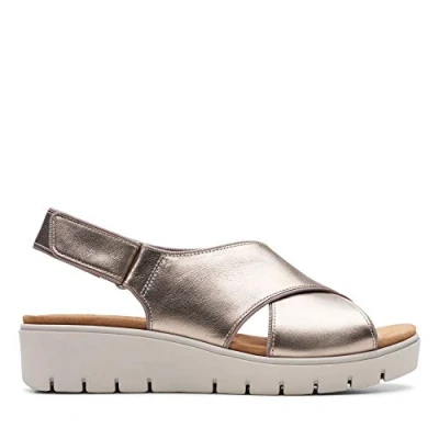 Imagen de Clarks Un Karely Sun, Chanclas para Mujer Dorado Gold Metallic, 37 EU