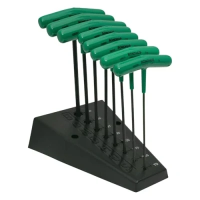 Imagen de Bondhus 33024 Juego de 8 Star t handles, Graduado longitudes, tamaños T9 T40
