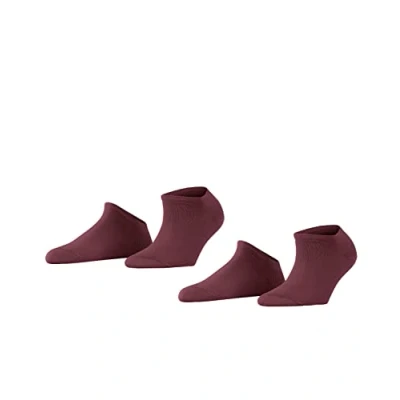 Imagen de ESPRIT Uni 2 Pack W SN algodón corte unicolor pares, Calcetines cortos Mujer, Rojo (Shadow Red 8138), 35 38