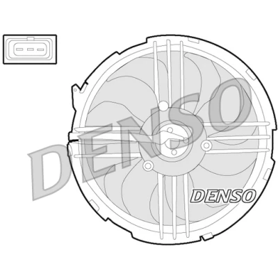 Imagen de DENSO DER20012 Ventilador de Radiador 315 12 180 OPEL: Corsa C Hatchback