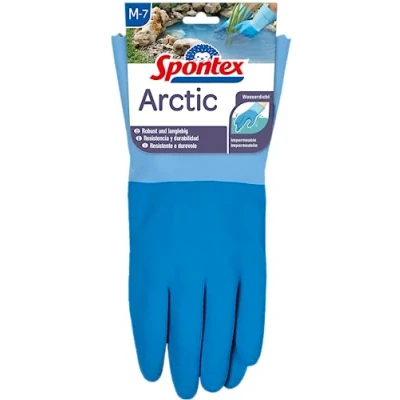 Imagen de Spontex 12130057 Guantes de látex, 7 7,5