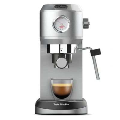 Imagen de Solac Cafetera Espresso 1350W 20bar Double Cream Parada Automática Doble/Dos Tazas Vaporizador Inox Función Preinfusión Calienta