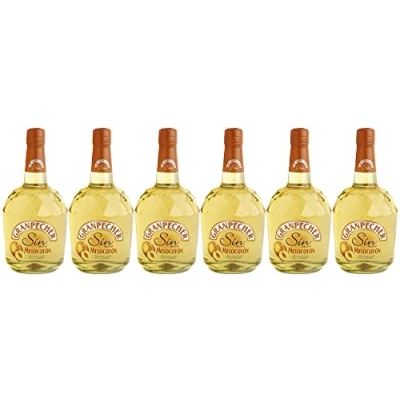 Imagen de Granpecher Licor de Melocotón sin alcohol 6 botellas 700 ml Total: 4200