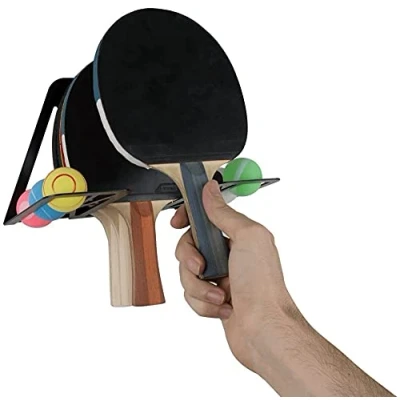 Imagen de Soporte palas ping pong / tenis de mesa (100% Acero) (Blanco)