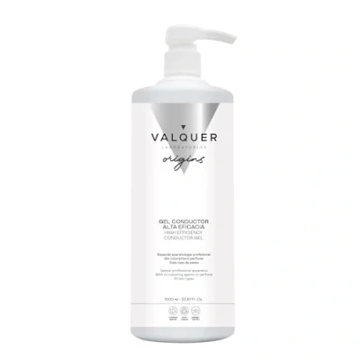 Imagen de Valquer gel conductor Corporal &amp; Facial Para aparatología profesional (gel ultrasonido, electroterapia, radiofrecuencia, cavitación, ipl, depilación láser, etc) 1000 ml