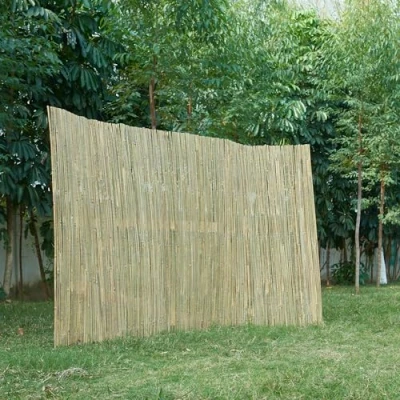 Imagen de casa.pro Valla Jardín Exterior Ocultación de Balcón Cañizo Terraza Pantalla Privacidad Bambú Protección contra Viento 200 x 300 cm (AlxAn) Aspecto Natural