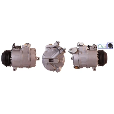 Imagen de LUCAS ACP884 Compresor de Aire Acondicionado PAG 46 R134a con juntas BMW: 3 Coupé, X3