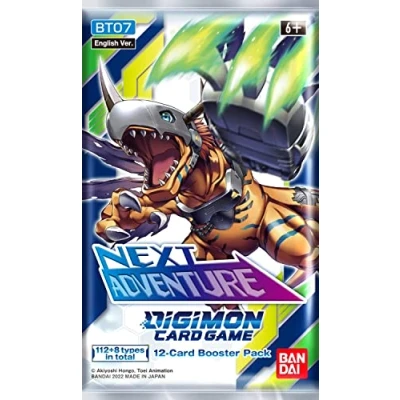 Imagen de BANDAI BCL2602498 Digimon Card Game: Booster Next Adventure BT07, Edad 6+, 2 jugadores, Tiempo de juego 10 minutos, Multicolor, Pack 12 x