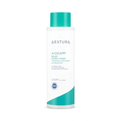 Imagen de AESTURA A CICA365 TÓNICO HIDRO ALIVIO, Esencia Tonificante Calmante Diaria, Complejo CICA BPM, PHA 3%, Cuidado de Células Muertas la Piel, Testado Dermatológicamente, 250ml