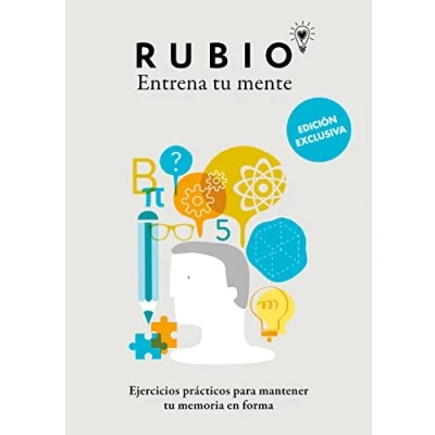 Imagen de Ejercicios prácticos para mantener tu memoria en forma (edición exclusiva) (Rubio. Entrena mente): y juegos de adultos (Crecimiento personal)