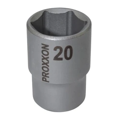 Imagen de Proxxon 23 419 Vaso de 1/2&quot;, Tamaño 20mm, Longitud Total 19mm