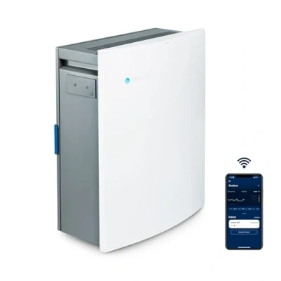 Imagen de BLUEAIR Purificador de aire Classic 280i HEPASilent, limpiador con filtro SmokeBlock y ventilador para estancias hasta 52 m², ideal filtrar en el hogar, blanco