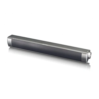 Imagen de Ices ISB de 020 Mini Barra Sonido Bluetooth (2 x 5 W RMS), Incluye Cable Micro USB, AUX Entrada y SD Lector Tarjetas